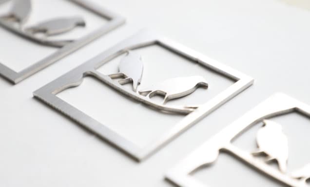 Stainless steel Cut On A Fibre Laser Machine